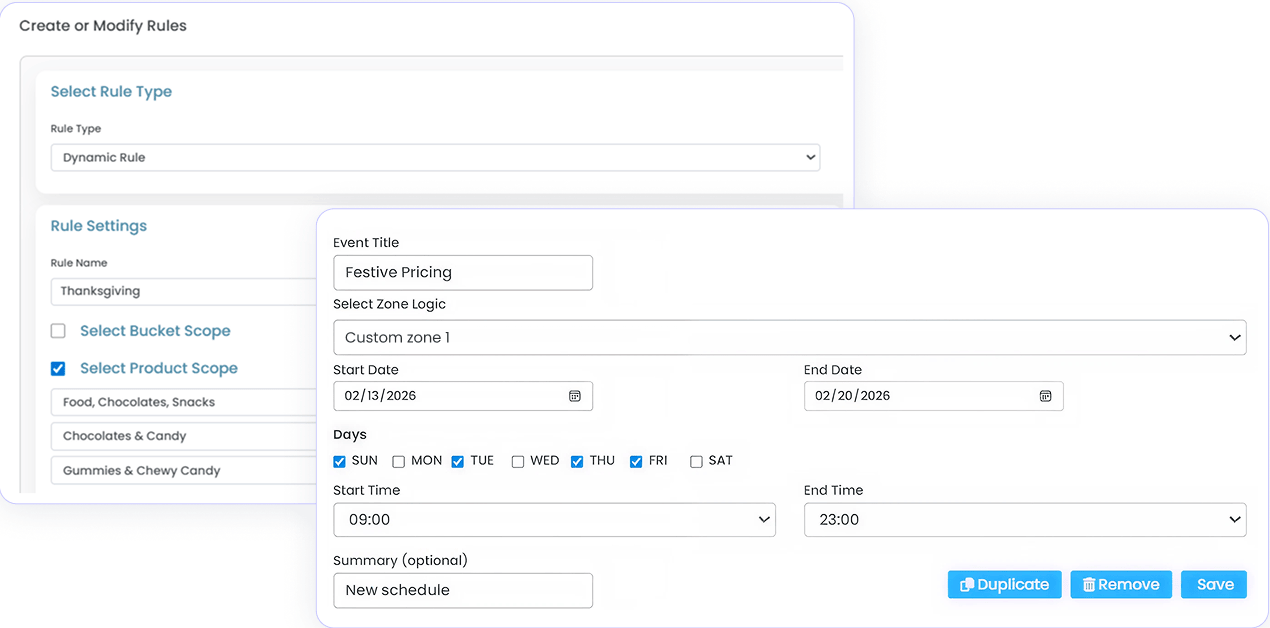 Dynamic & Rule-Based Pricing